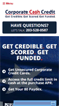 Mobile Screenshot of corporatecashcredit.com